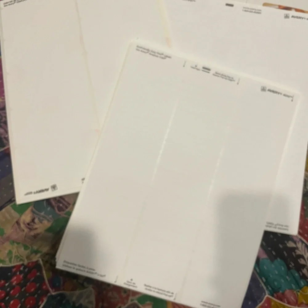 Assorted Avery Labels